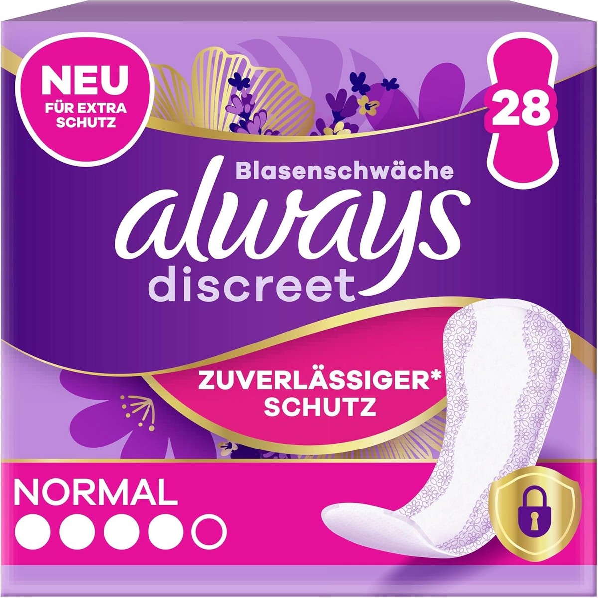 Always Discreet inlegkruisjes lichte zwakke blaas 3 x 28 stuks – Always Discreet