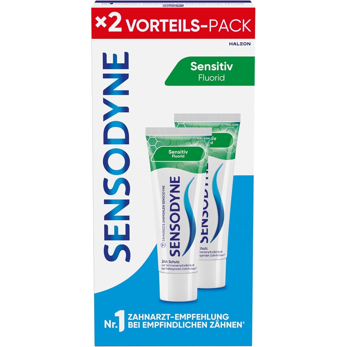 Sensodyne Sensitiv Fluorid Tandpasta 2x75ml – Sensodyne