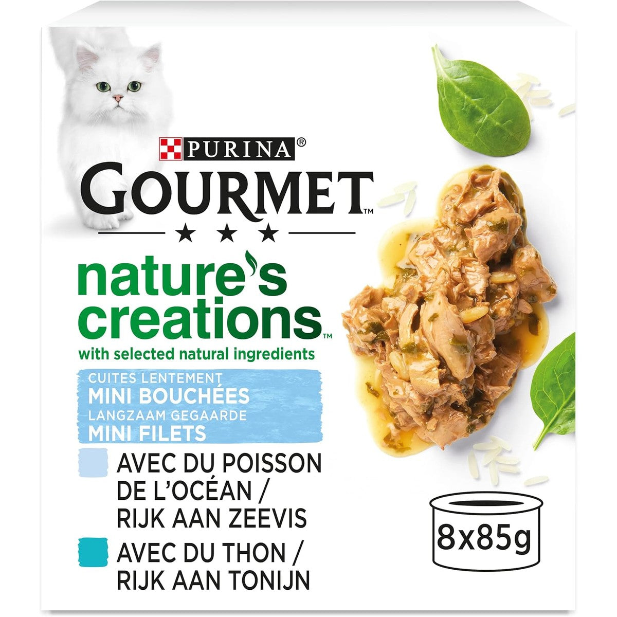 Gourmet Nature's Creations natvoer kattenvoer Ocean Fish 8 x 85 g