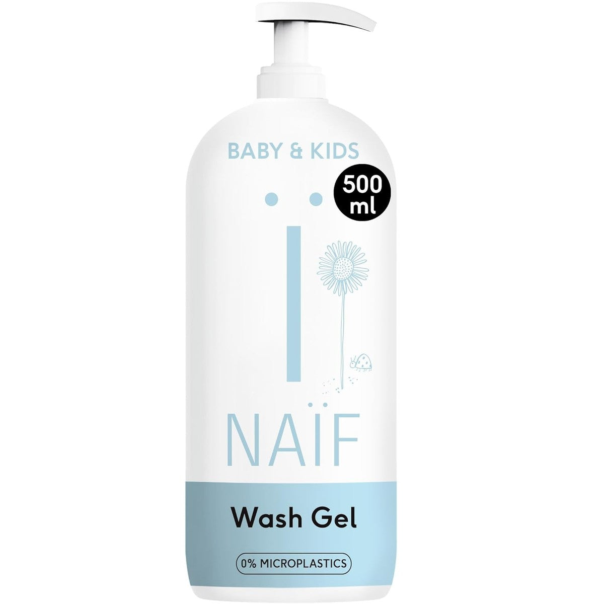 Naïf Verzorgende Wasgel voor Baby's en Kinderen 500ml – Naïf