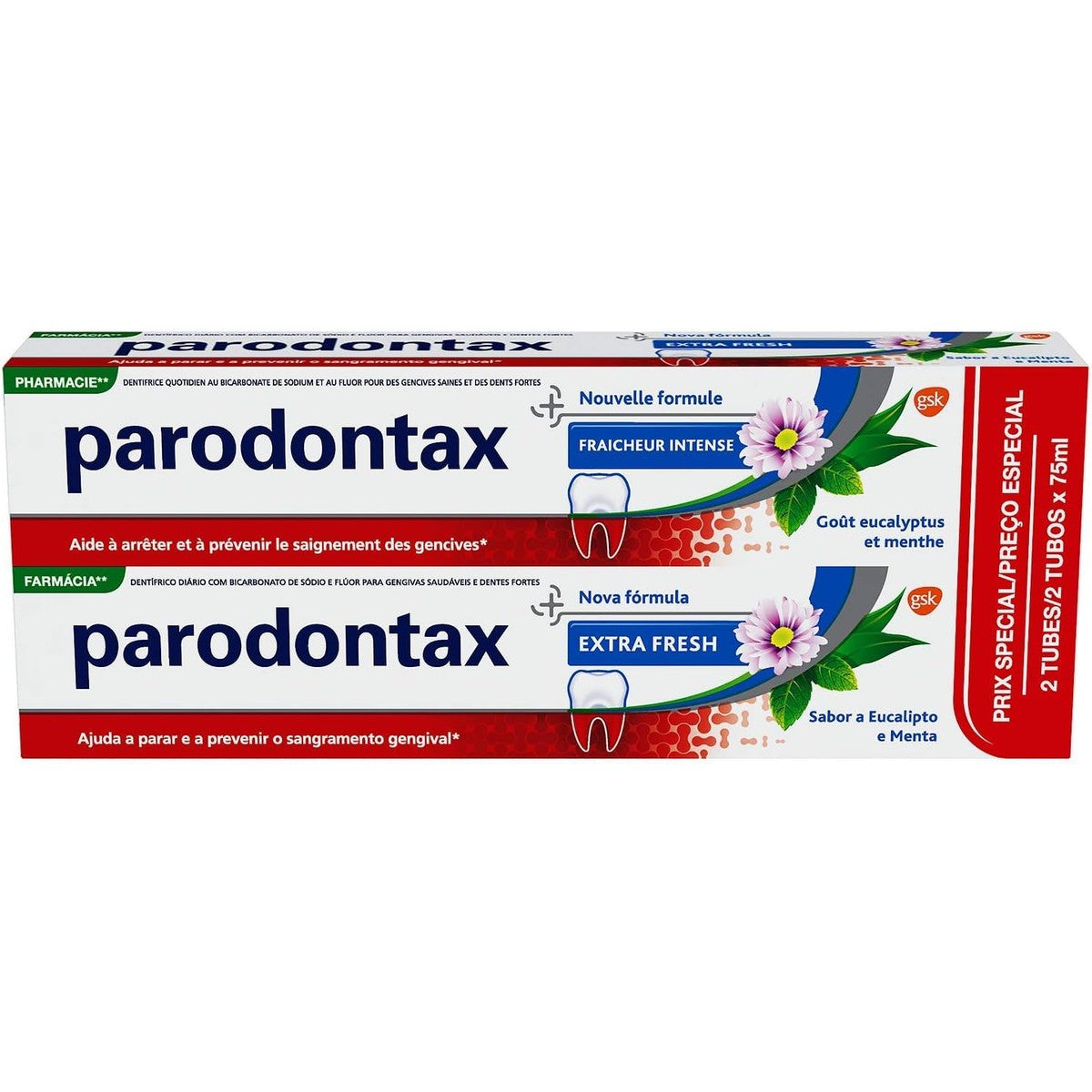 Parodontax Tandpasta Intensive Fresh 2 x 75 ml – Parodontax
