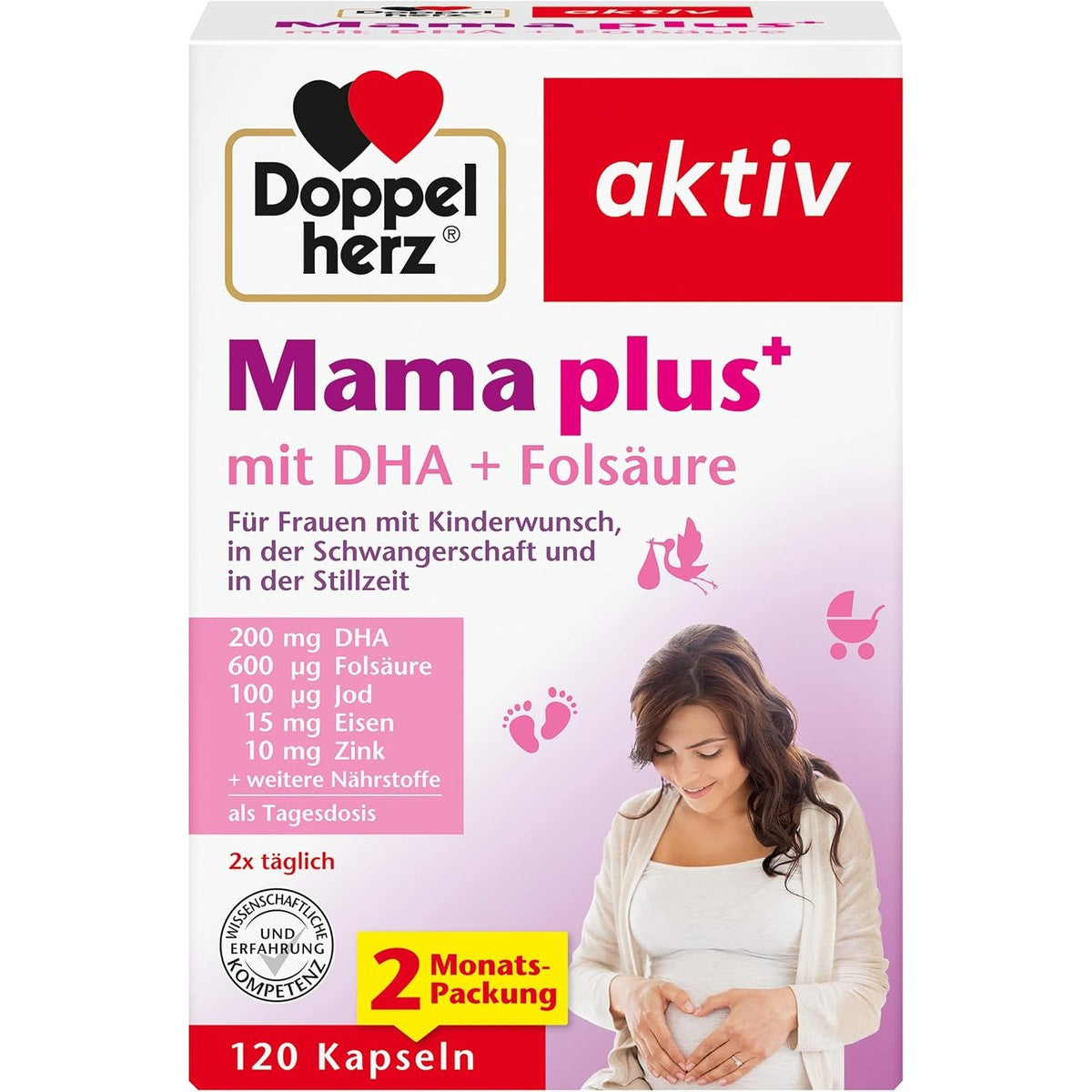 Doppelherz Mama plus met DHA + foliumzuur – Doppelherz