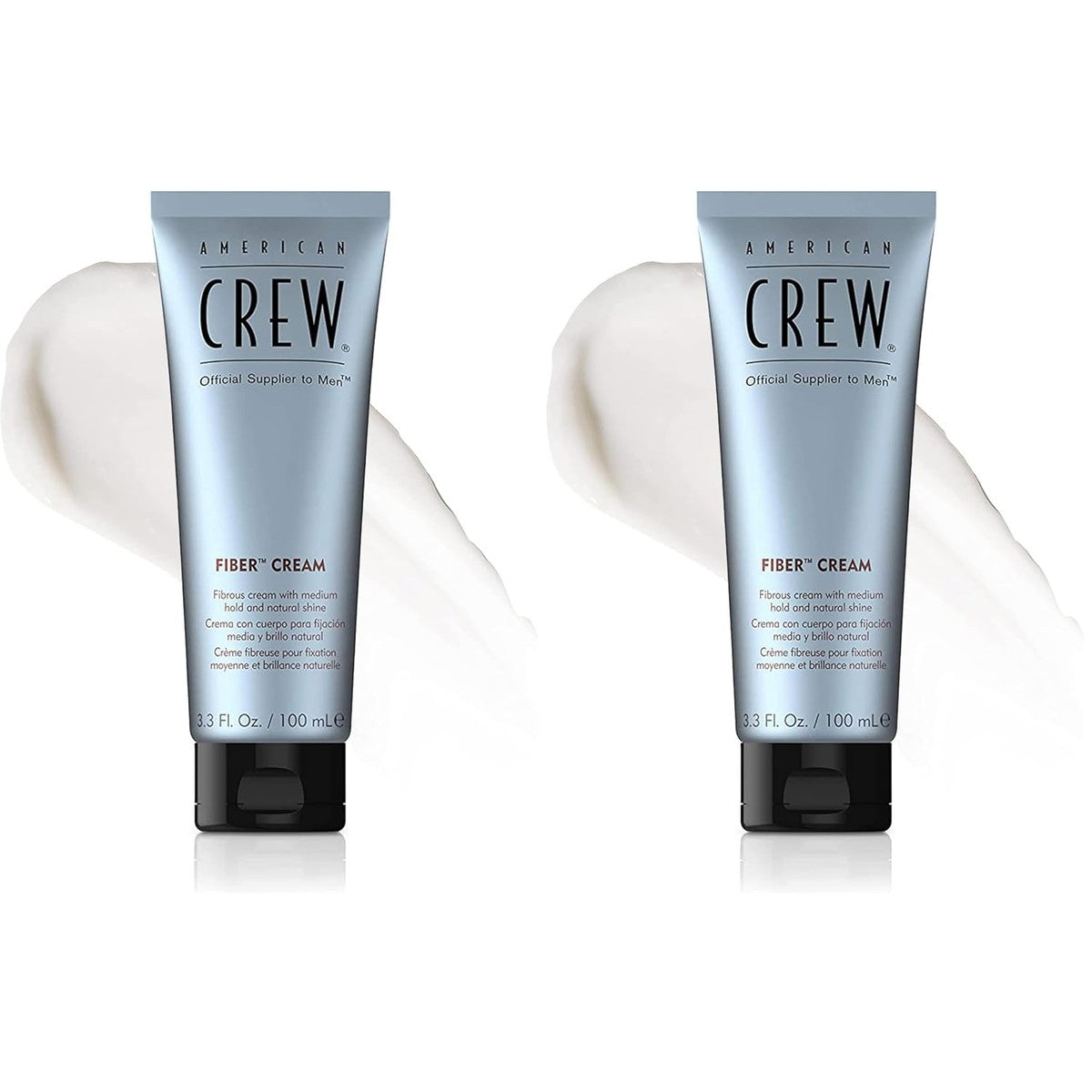 American Crew Fiber Cream Stylingcrème 100 ml 2 stuks