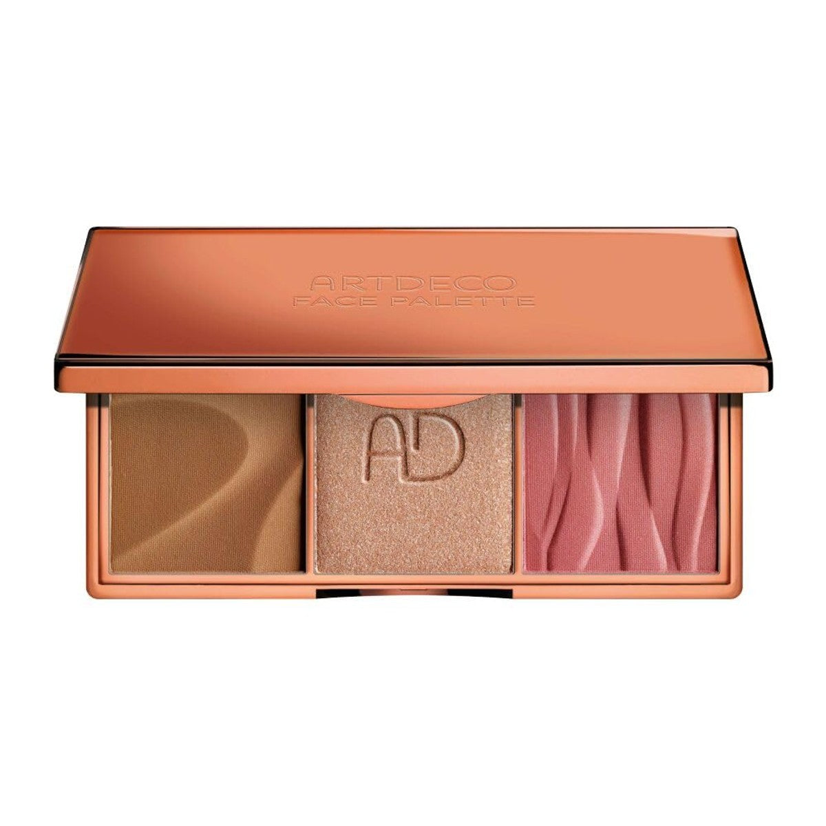 ARTDECO Gezichtspalet | 3-in-1 palet met bronzer, blush en highlighter, veelzijdige make-upset voor contour, glow & frisheid, 1 stuk – Artdeco