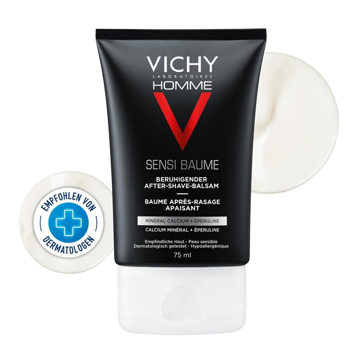Vichy Homme Sensi-Mineraalbalsem voor Gezicht na het Scheren 75 ml