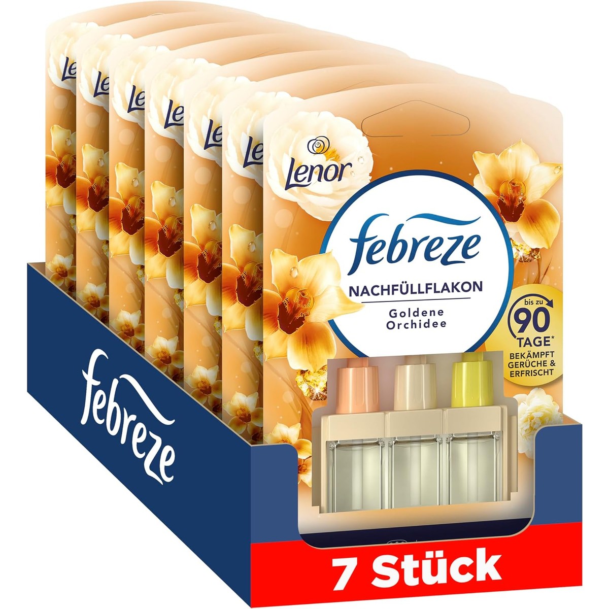 Febreze 3Volution Lenor Golden Orchidee navulfles 7 x 20 ml – Febreze