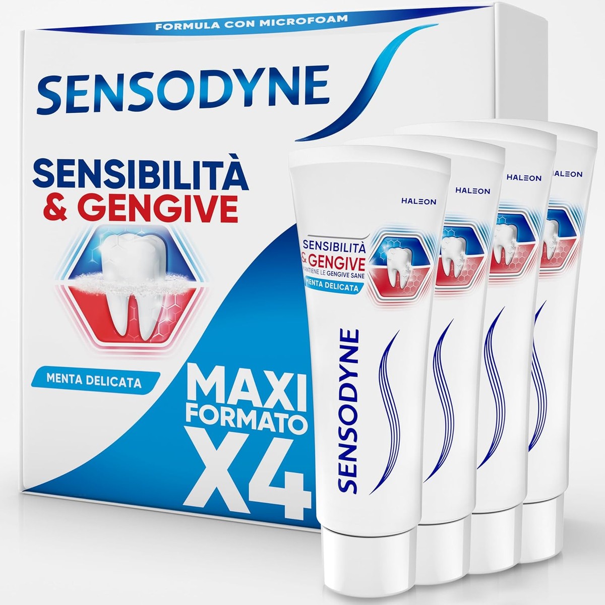 Sensodyne Gevoeligheid & Tandvlees Muntsmaak 4 x 75 ml – Sensodyne