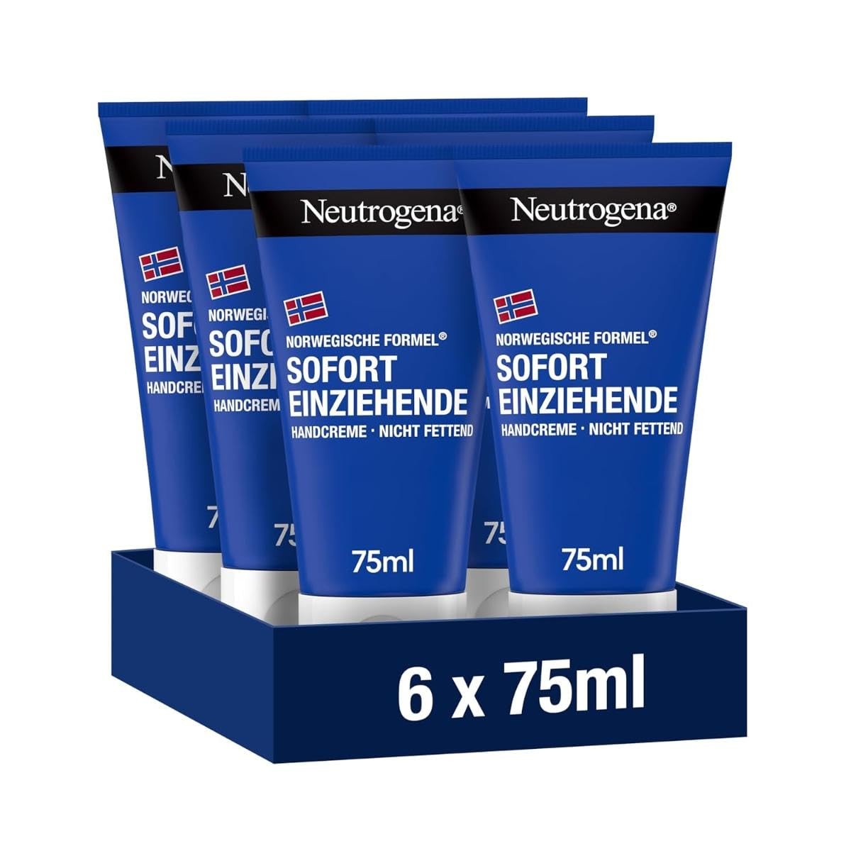 Neutrogena Direct Intrekkende Handcrème 6 x 75 ml – Neutrogena