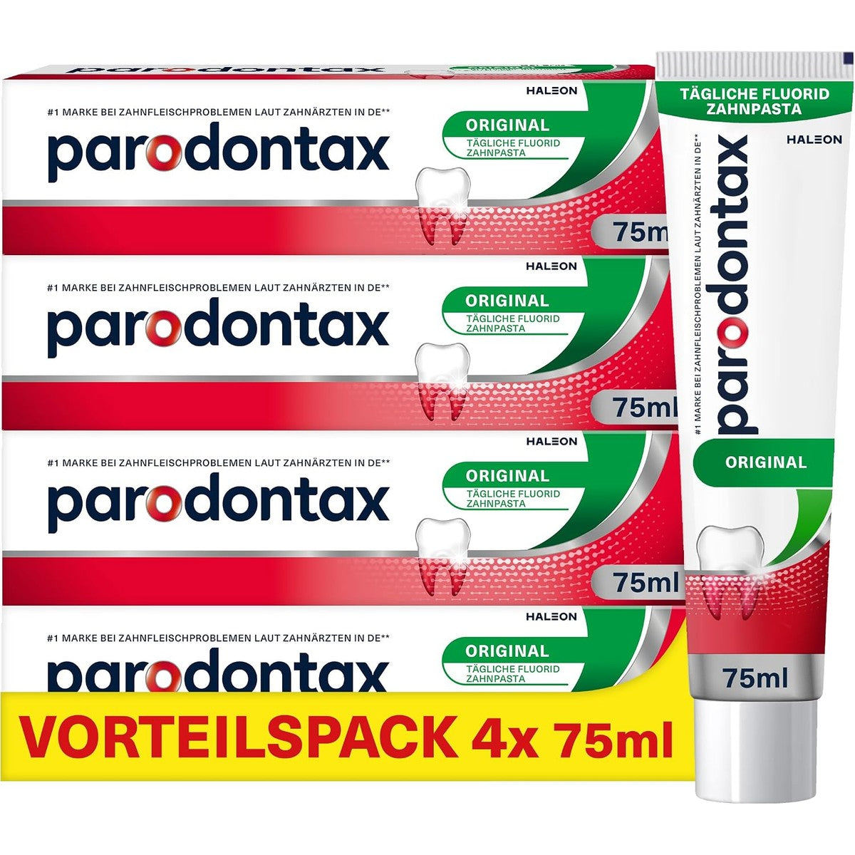 Parodontax Originele Tandpasta 4 x 75 ml – Parodontax
