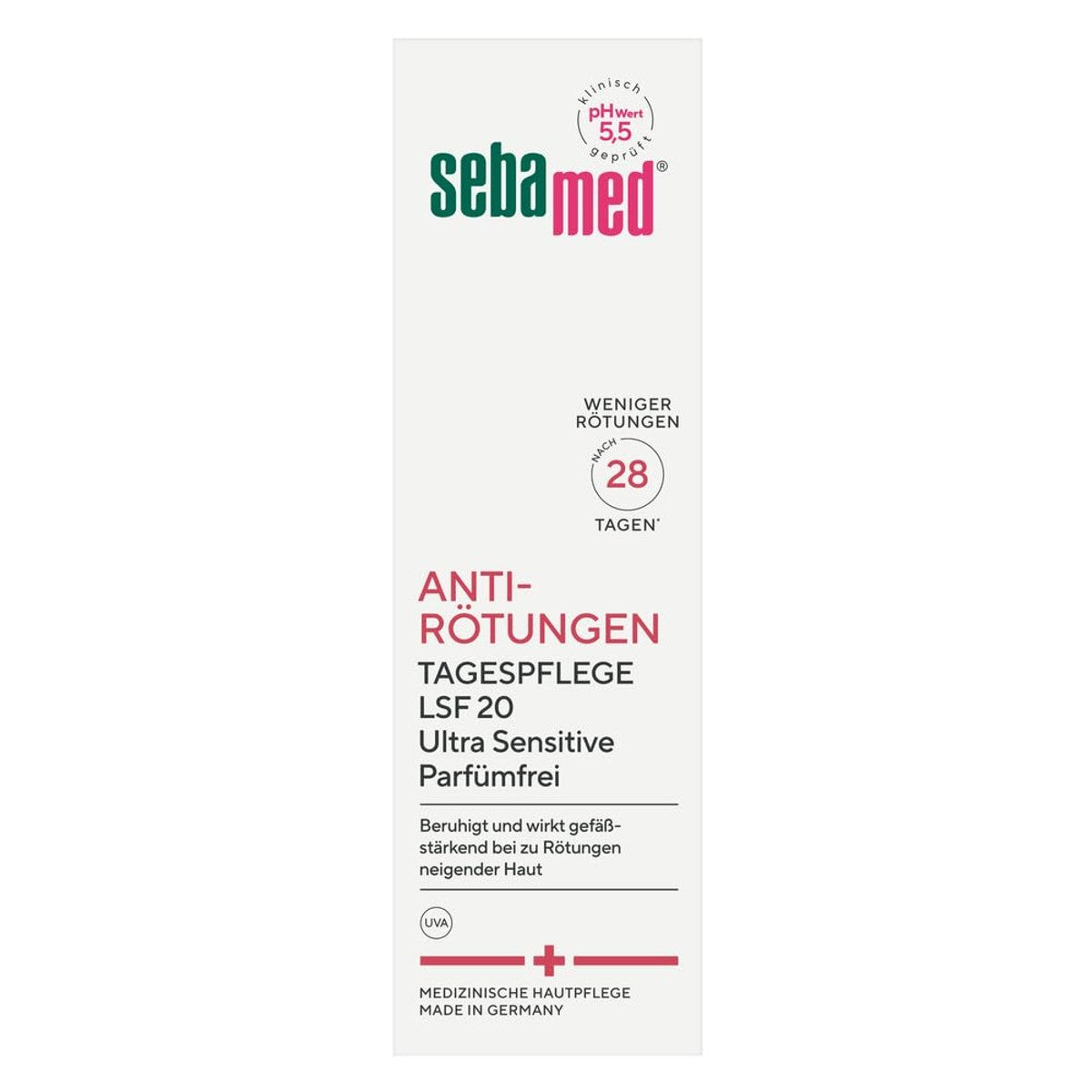 SEBAMED Anti-roodheid dagcrème SPF 20 parfumvrij 50 ml – SEBAMED