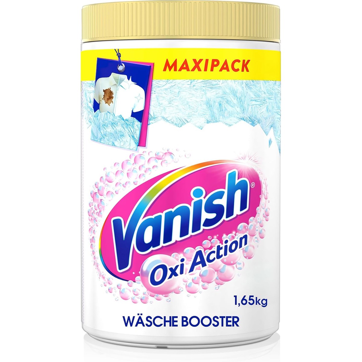Vanish Oxi Action Powerweiss Poeder – 1 x 1,65 kg – Vanish