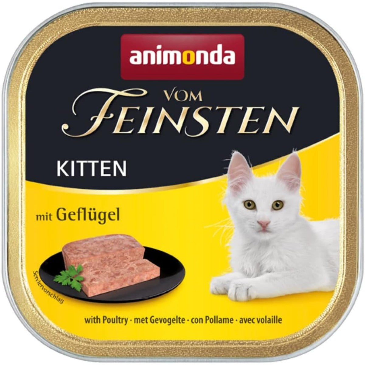 Animonda Vom Feinsten Kitten kattenvoer Gevogelte 32 x 100 g