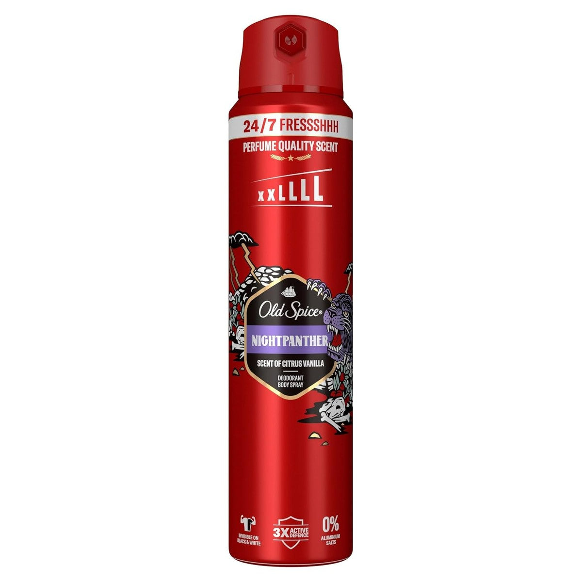 Old Spice Night Panther Deospray voor mannen 250 ml – Old Spice