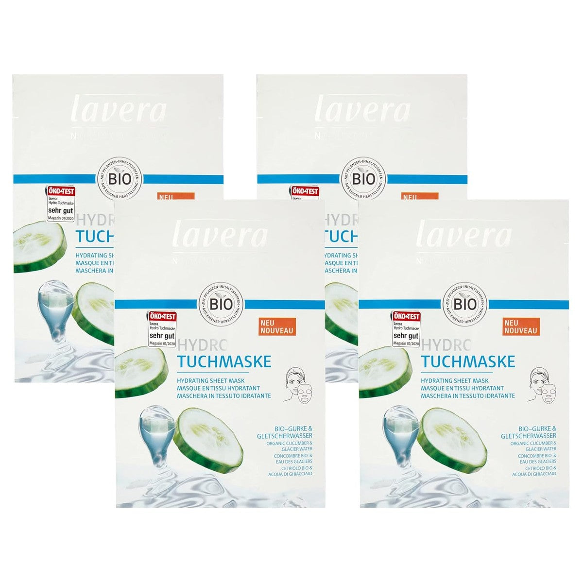 lavera Hydro doekmasker gezichtsmasker 1 stuk – lavera