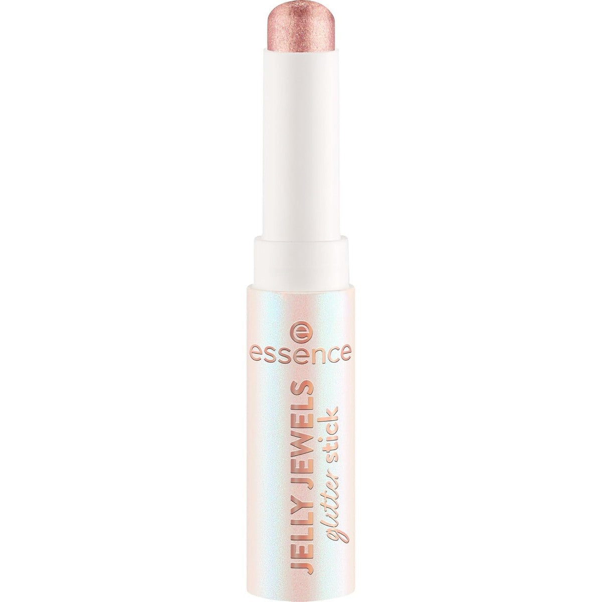 Essence Jelly Jewels Glitter stick, oogschaduw, nr. 03, bruin, langdurig, stralend fris, glinsterend, veganistisch, zonder microplasticdeeltjes, vrij van nanodeeltjes, zonder parfum, per stuk verpakt | Multichrome glitterstick in een – Essence Cosmetics
