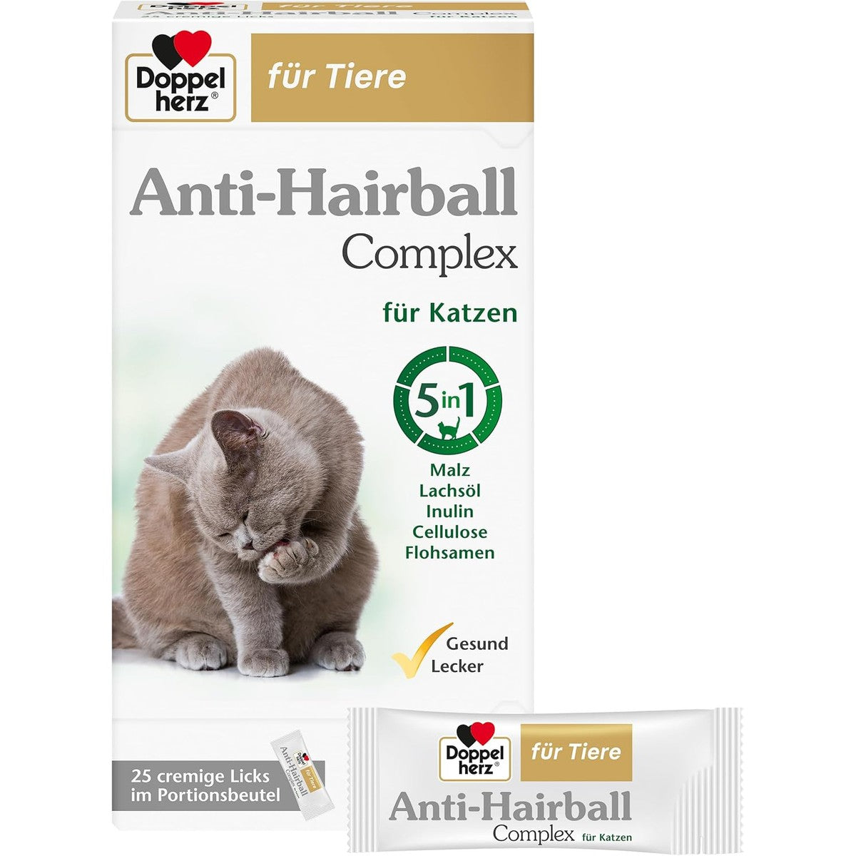 Doppelherz voor dieren anti-haarbal complex voor katten – Doppelherz