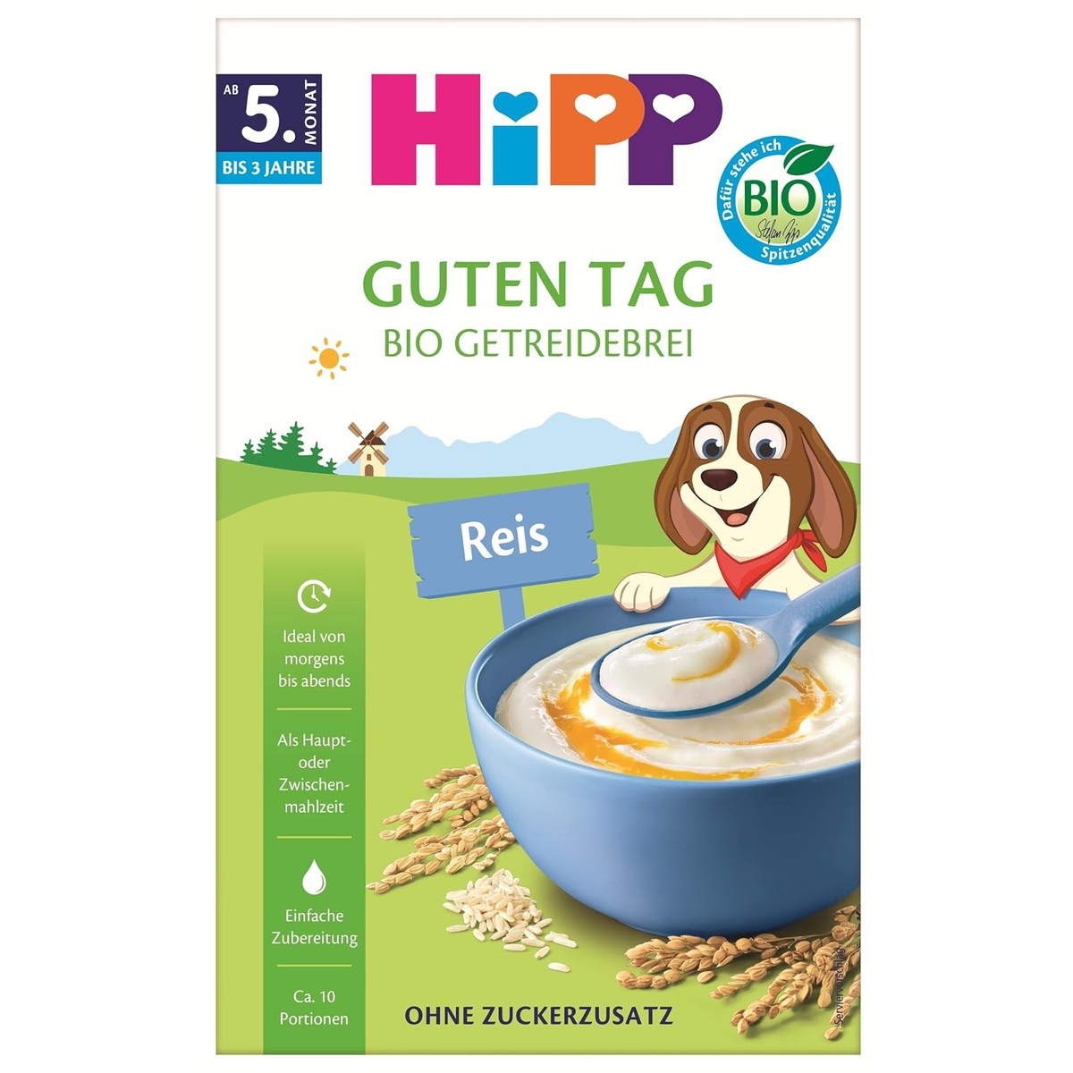 HiPP Biologische graanpap rijst 7 x 200 g – HiPP