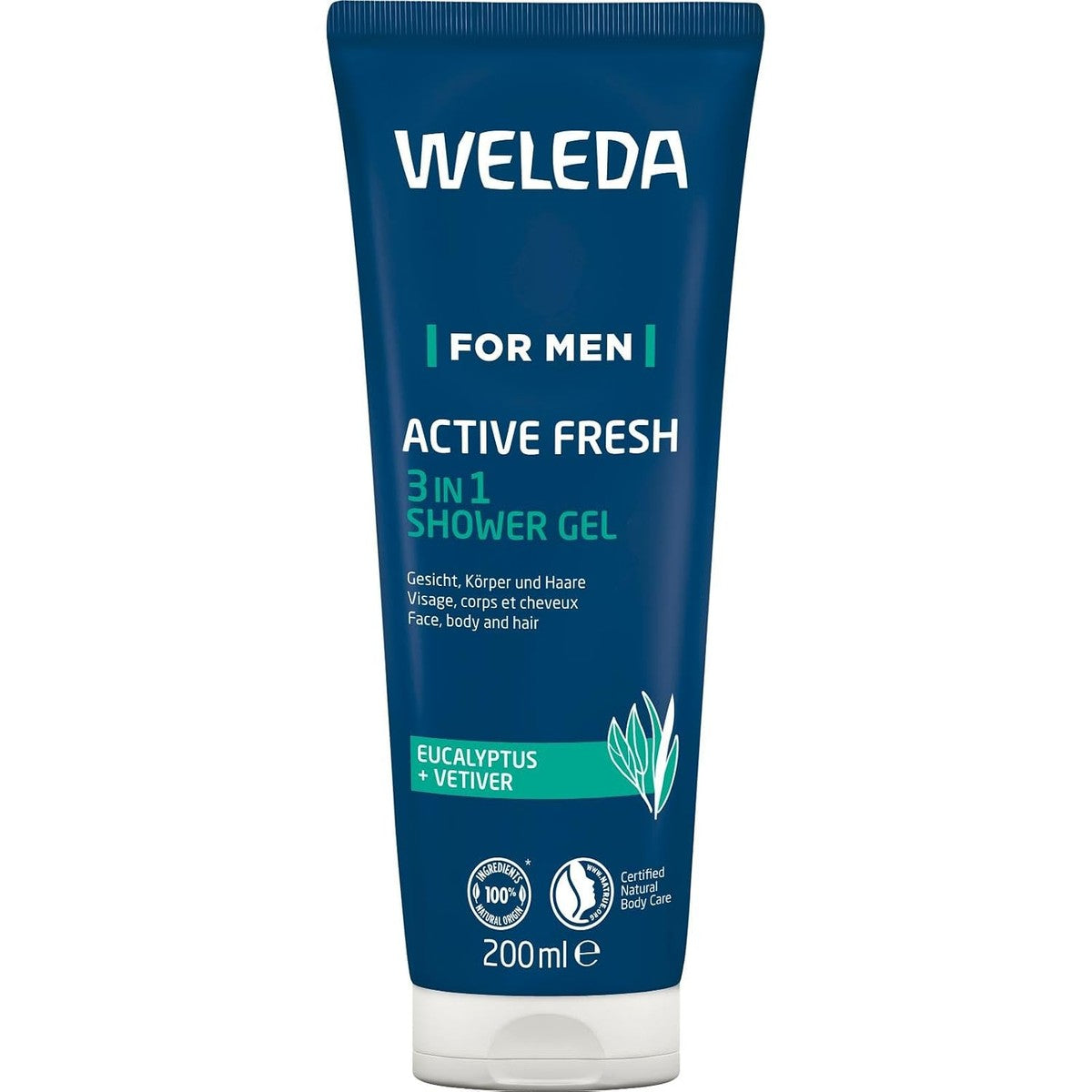 Weleda Douchegel voor Mannen Active Fresh 200 ml