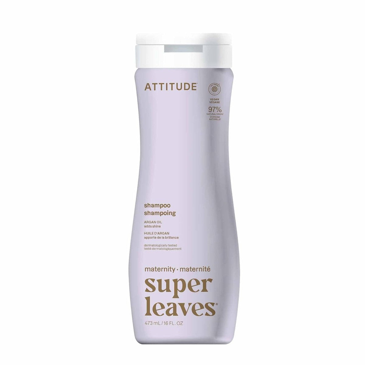 ATTITUDE Blooming Belly Shampoo met arganextracten voor aanstaande moeders (1 x 473 ml) – ATTITUDE