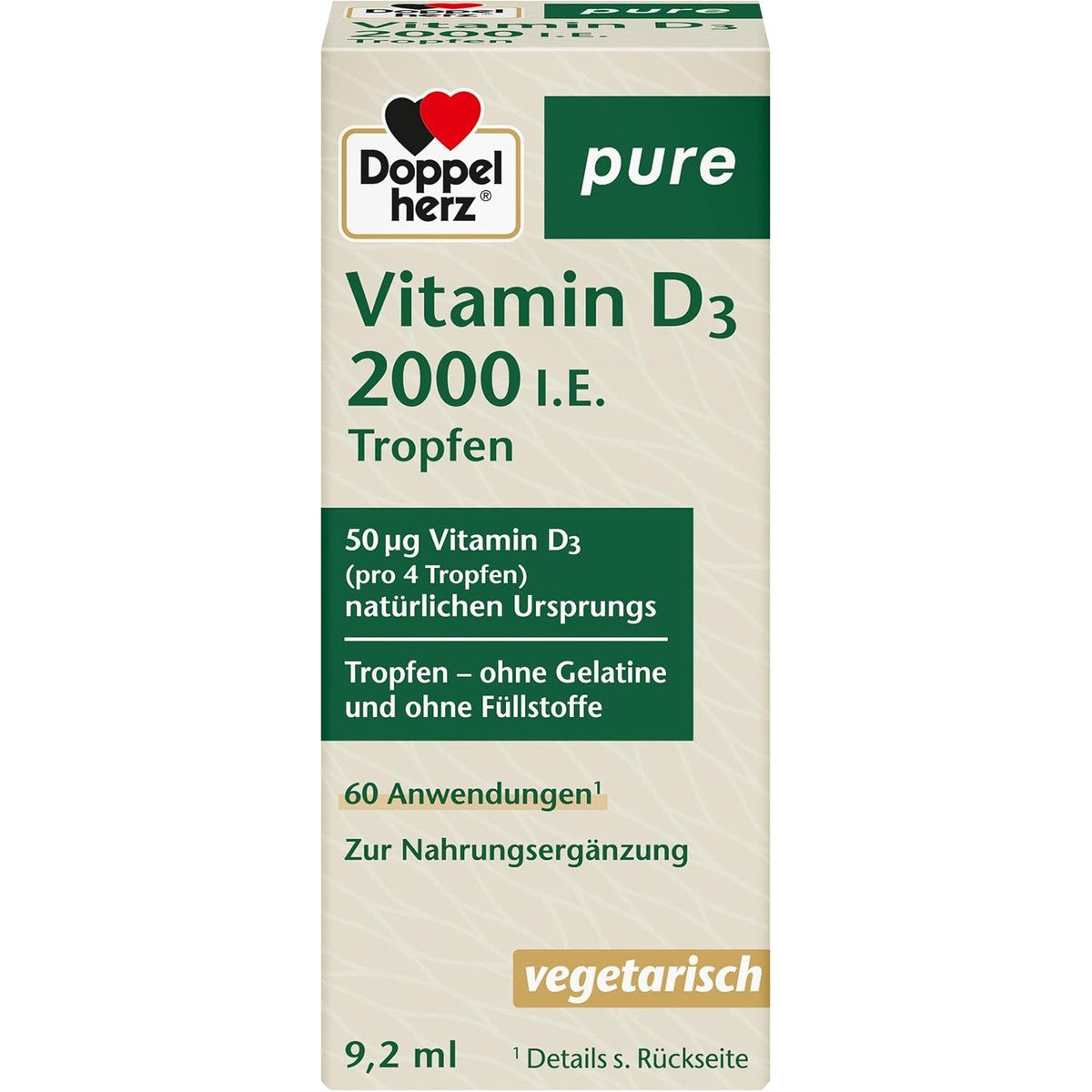 Doppelherz Pure vitamine D3 druppels – Doppelherz