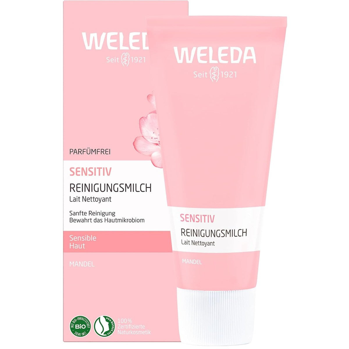 Weleda Amandel Sensitive Reinigingsmelk Gevoelige Huid 75 ml