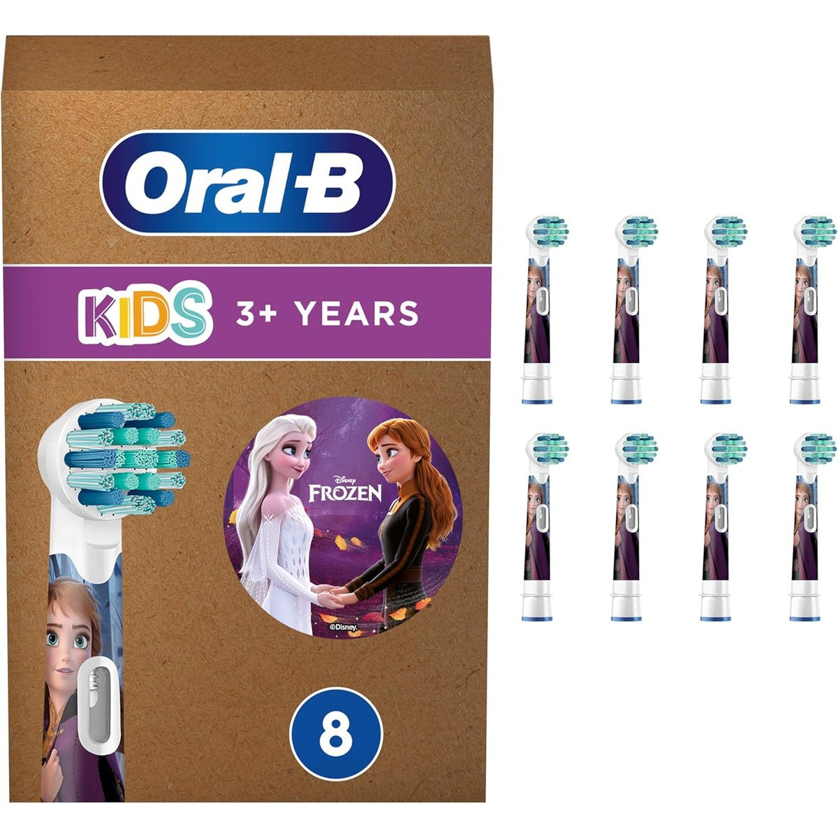 Oral-B Kids Frozen opzetborstels 8 stuks – Oral-B