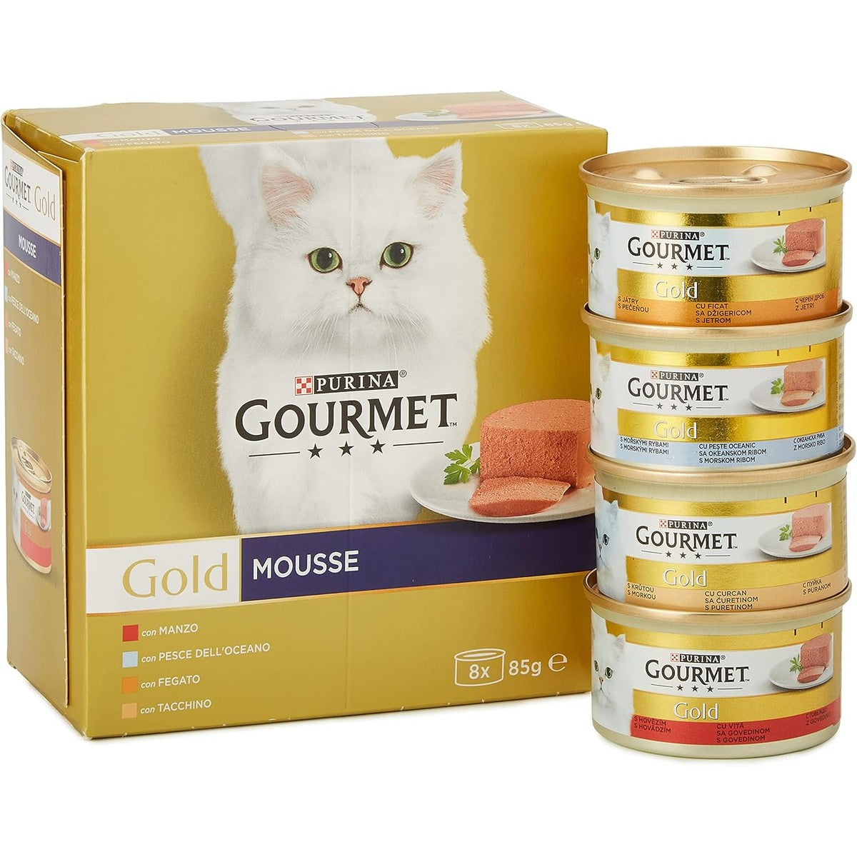 Gourmet Purina Gold natvoer voor katten – Gourmet