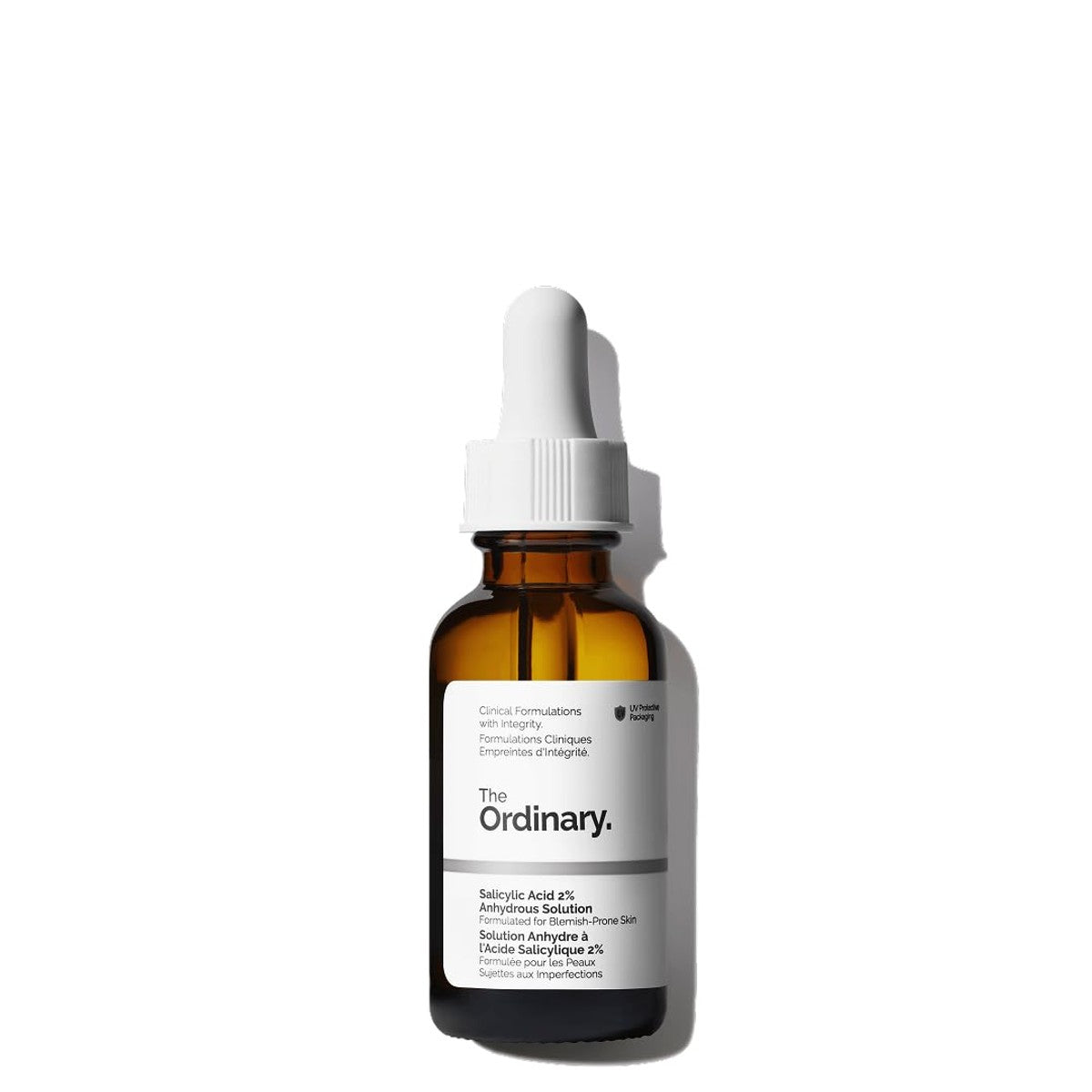 The Ordinary Salicylic Acid 2% Anhydrous Solution, zacht peelingserum voor onzuiverheden neigende huid en oneffen huidstructuur, 30 ml