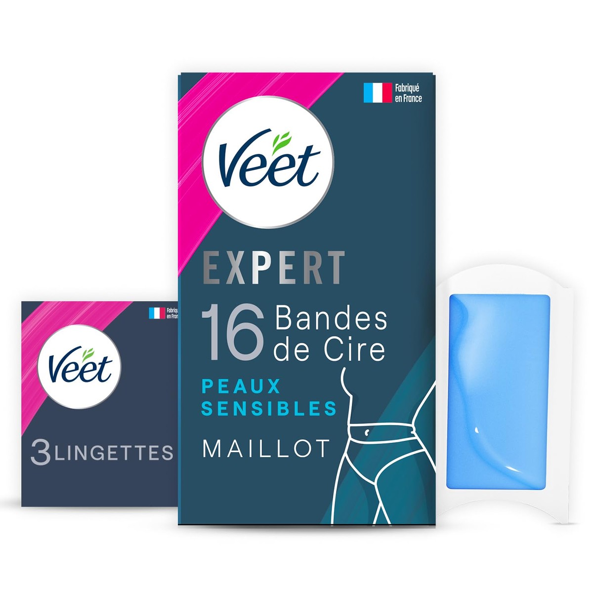 Veet Expert koude wasstrips gevoelige huid 16 stuks – Veet