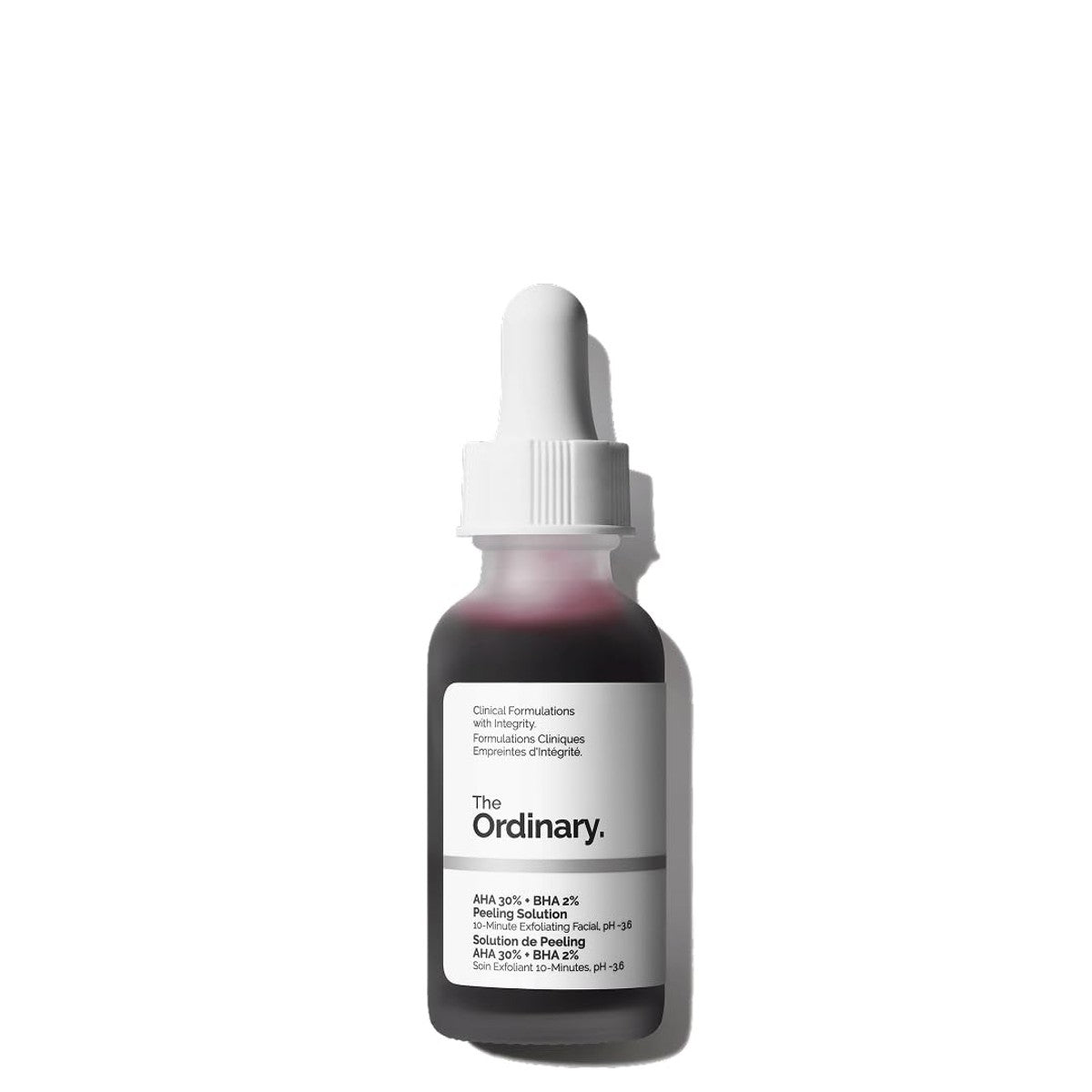 The Ordinary AHA 30% + BHA 2% oplossing, scrub-oplossing met alfa-hydroxyzuren en bèta-hydroxyzuren, geavanceerde peeling voor een stralende huid, 30 ml