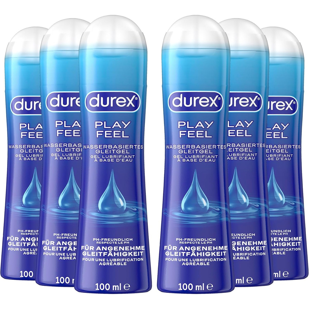 Durex Play Feel glijmiddel 6 x 100 ml – Durex