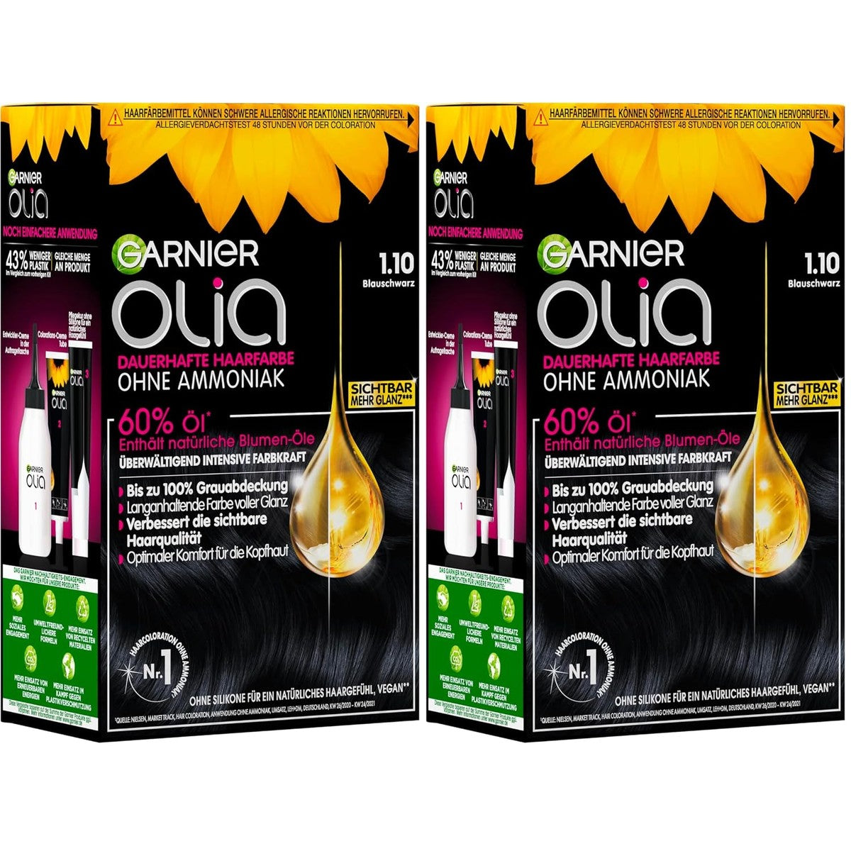 Garnier Olia 1.10 blauw 1 stuk (verpakking van 2) – Garnier