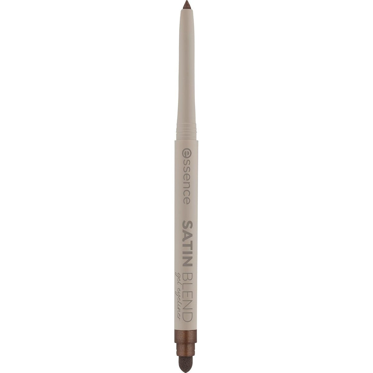 essence Satin Blend Gel eyeliner, nr. 03, bruin, langdurig, sterk gepigmenteerd, glinsterend, veganistisch, waterdicht, zonder microplastic deeltjes, vrij van nanodeeltjes, 1 stuk (0,22 g) | Sterk gepigmenteerd, langdurig, multifunctionele – Essence Cosmetics
