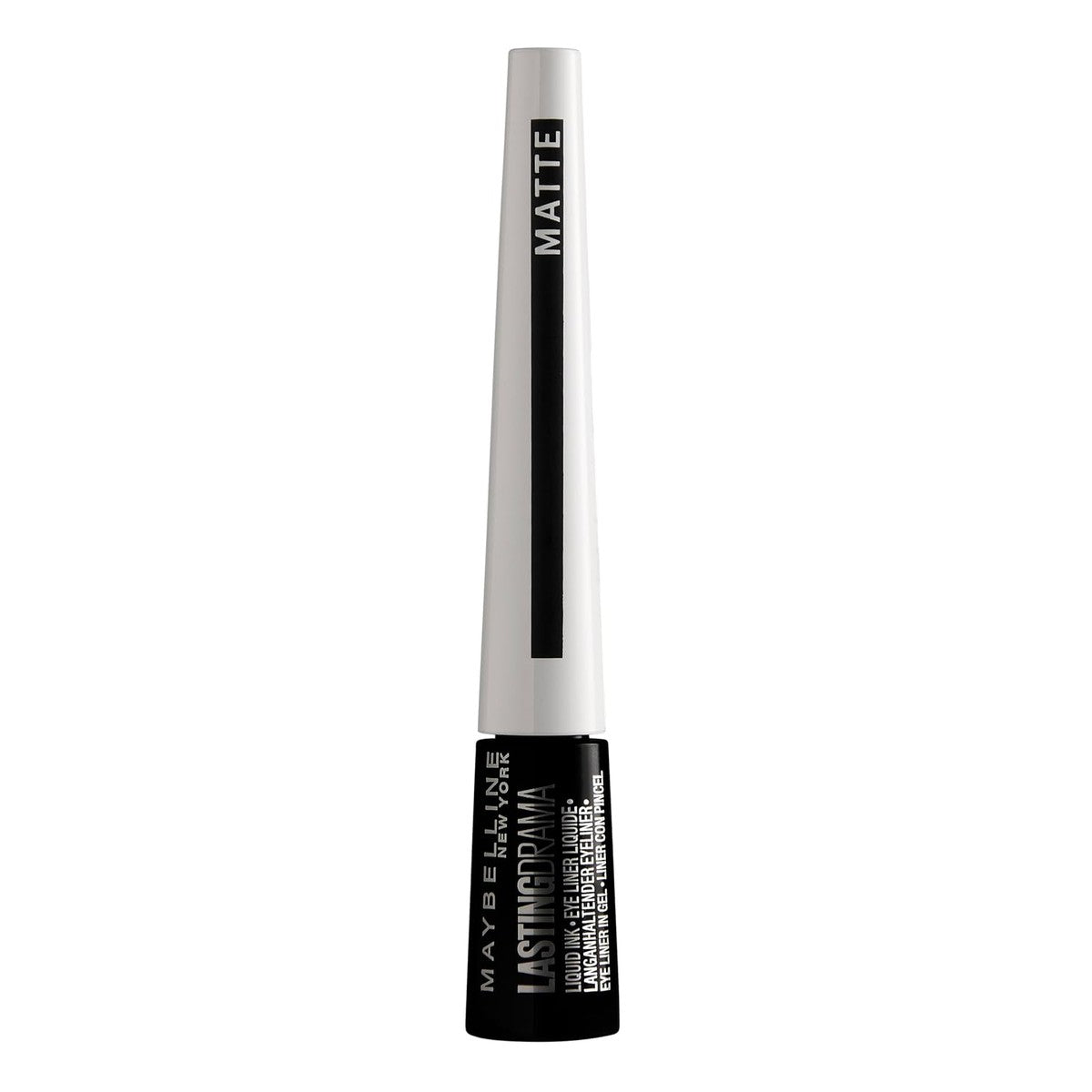 Maybelline New York Eyeliner Master Ink Matte Black/contourstift zwart, optimale kleurdosering met matte afwerking, 1 x 3 g – MAYBELLINE