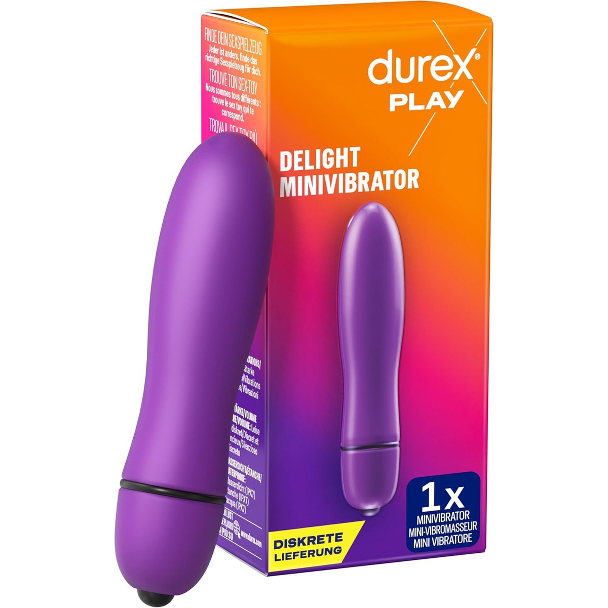 Durex Intense Delight Mini-Vibrator 1 stuk – Durex