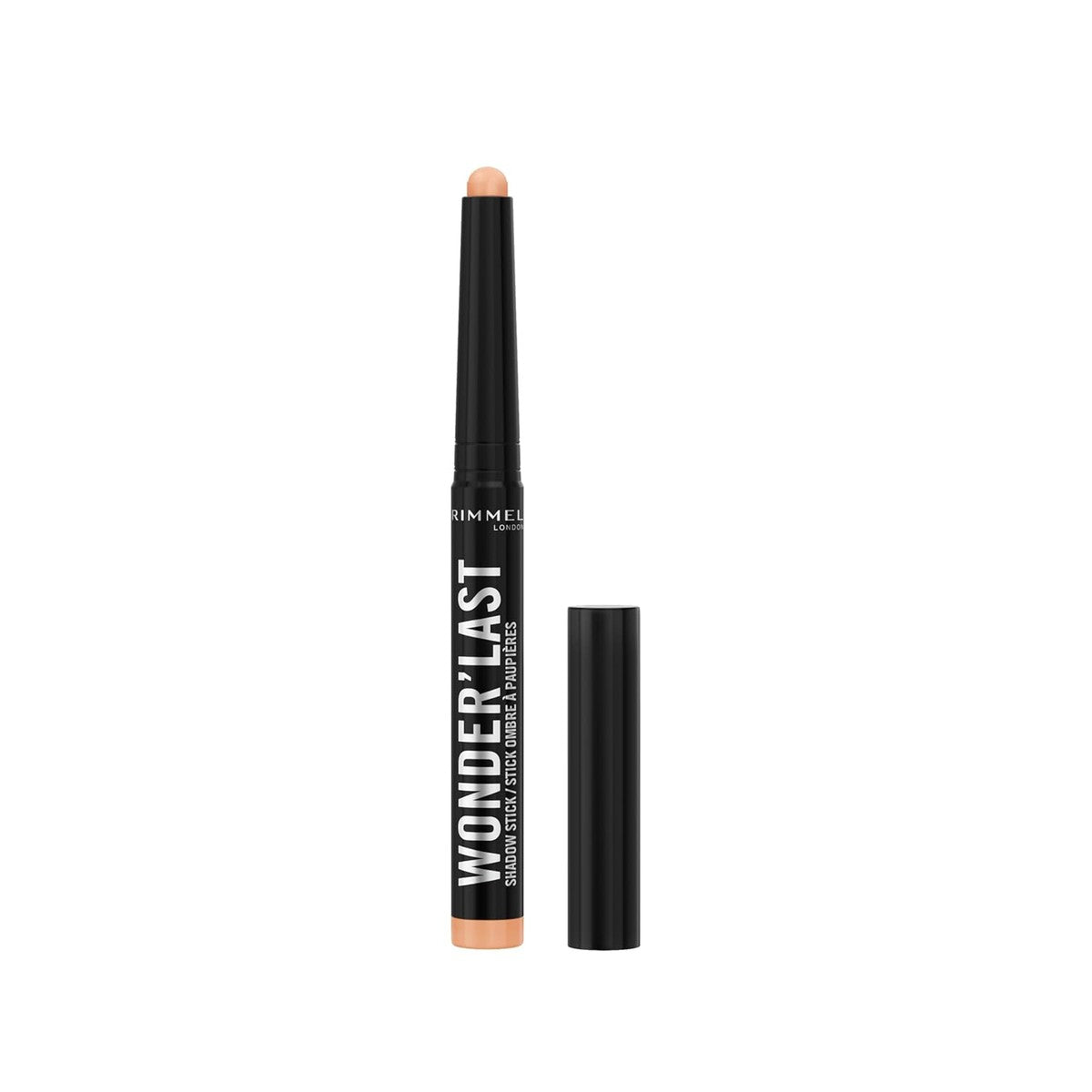 Rimmel London, Wonder'Last 009 Velvet Vanilla Oogschaduwstift, levendige en werkende kleur, eenvoudig aan te brengen, aangename textuur, ultra-romige formule, veganistische formule, 1,64 g – Rimmel London