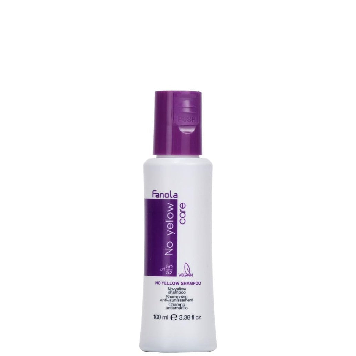 Fanola No Yellow Silver Glans Shampoo Anti-geelzweet, 100 ml – FANOLA