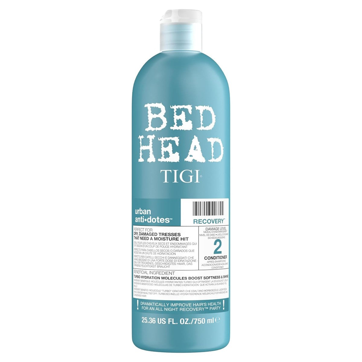 Tigi Bed Head Urban Antidotes Recovery Shappoo, voor beschadigd haar niveau 2 750 ml – TIGI