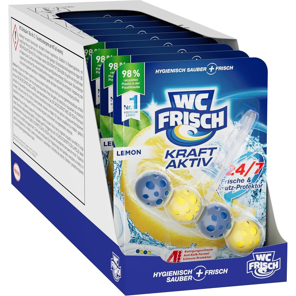 WC-Frisch Kraft Aktiv Geurspoeler Lemon 10 stuks – WC-Frisch
