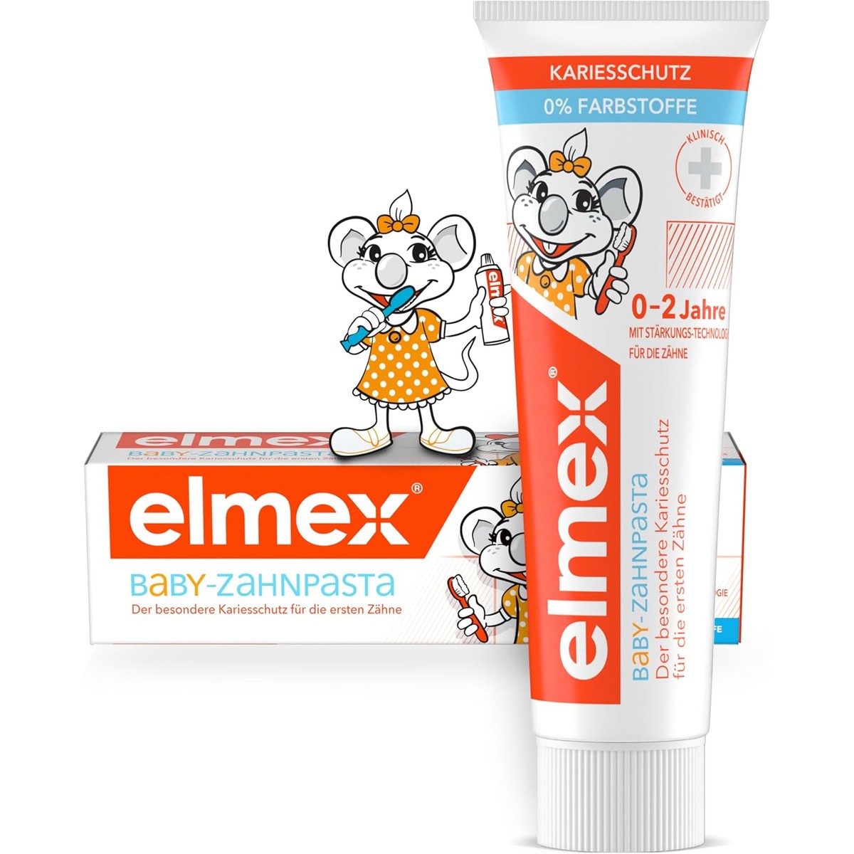 ELMEX Babytandpasta 0-2 jaar 1000 ppm 50 ml – ELMEX