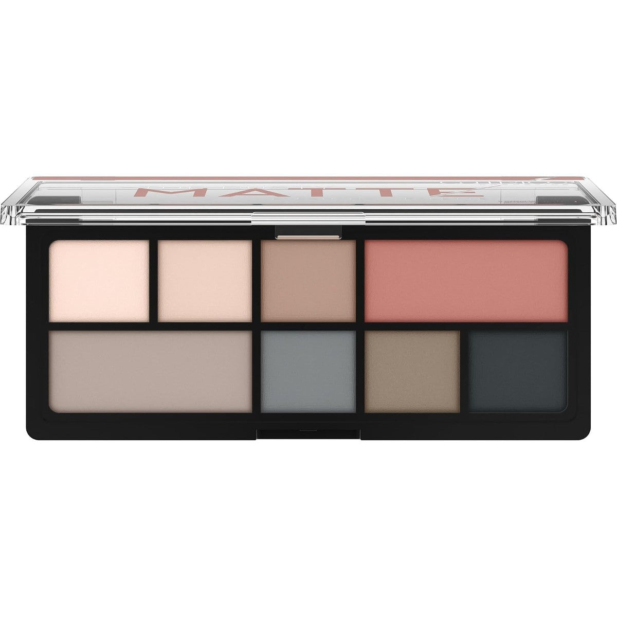 Catrice The Dusty Matte oogschaduwpalet, oogschaduw, grijs, 8 grijstinten, mat, veganistisch, zonder microplastic deeltjes, zonder parfum, olievrij, per stuk verpakt (9 g) – Catrice Cosmetics
