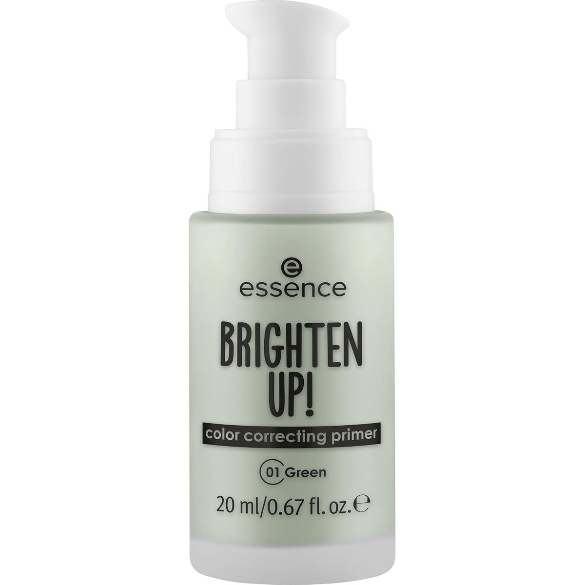 essence BRIGHTEN UP! Color Correcting Primer, nr. 01, groen, hydraterend, primer, verfrissend, veganistisch, zonder parabenen, zonder microplastic deeltjes, vrij van nanodeeltjes, per stuk verpakt (20 | Primer, oplichtend – Essence Cosmetics