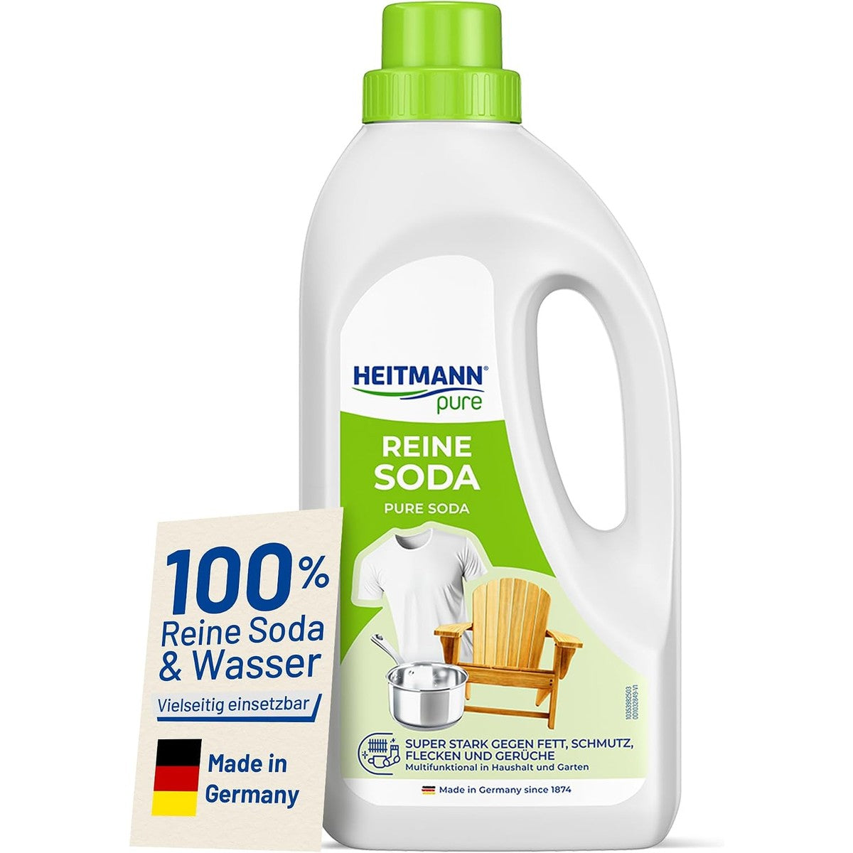 HEITMANN pure Pure Soda veelzijdige reiniger 1 liter – HEITMANN pure