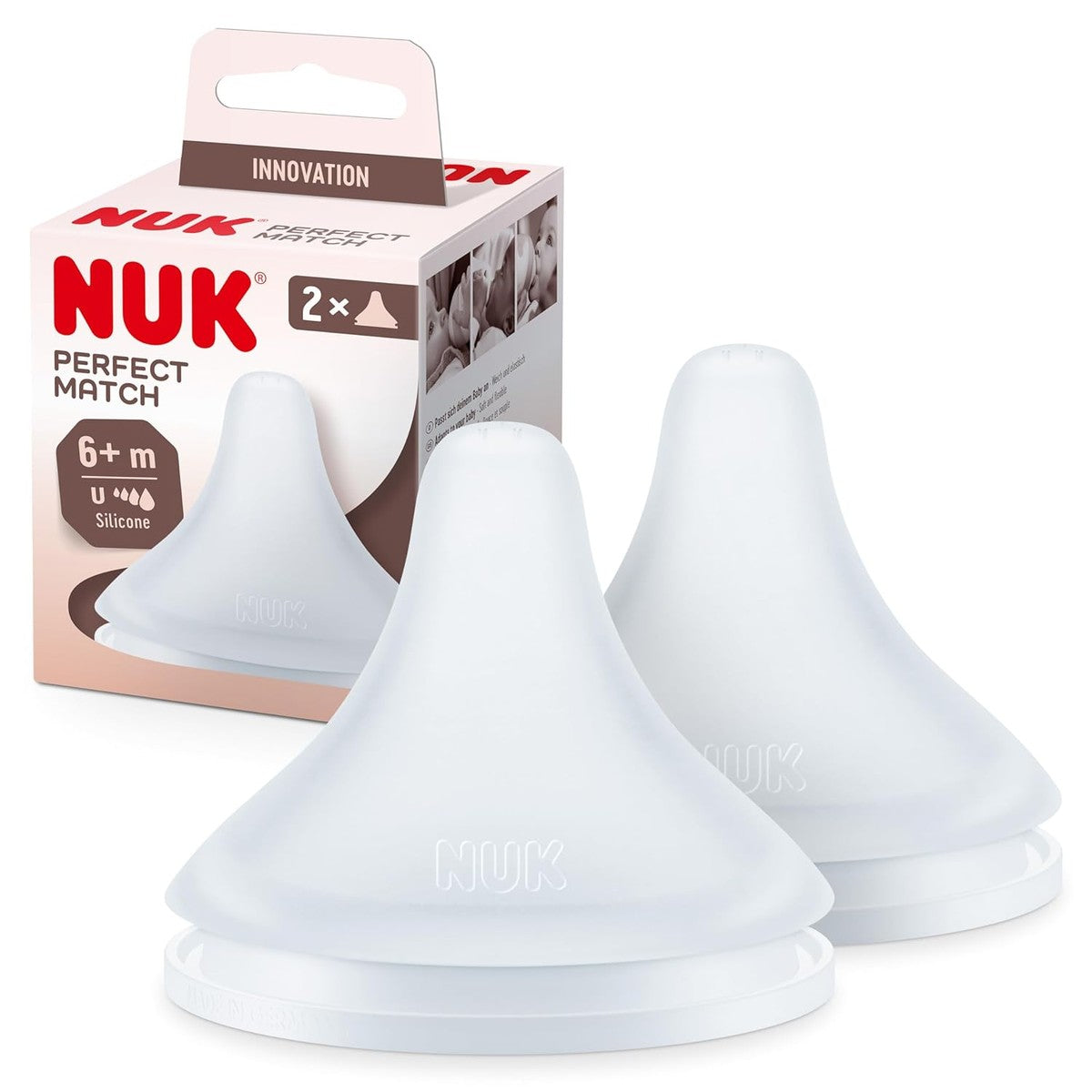 NUK Perfect Match Drinkzuiger vanaf 6 maanden 2 stuks – NUK