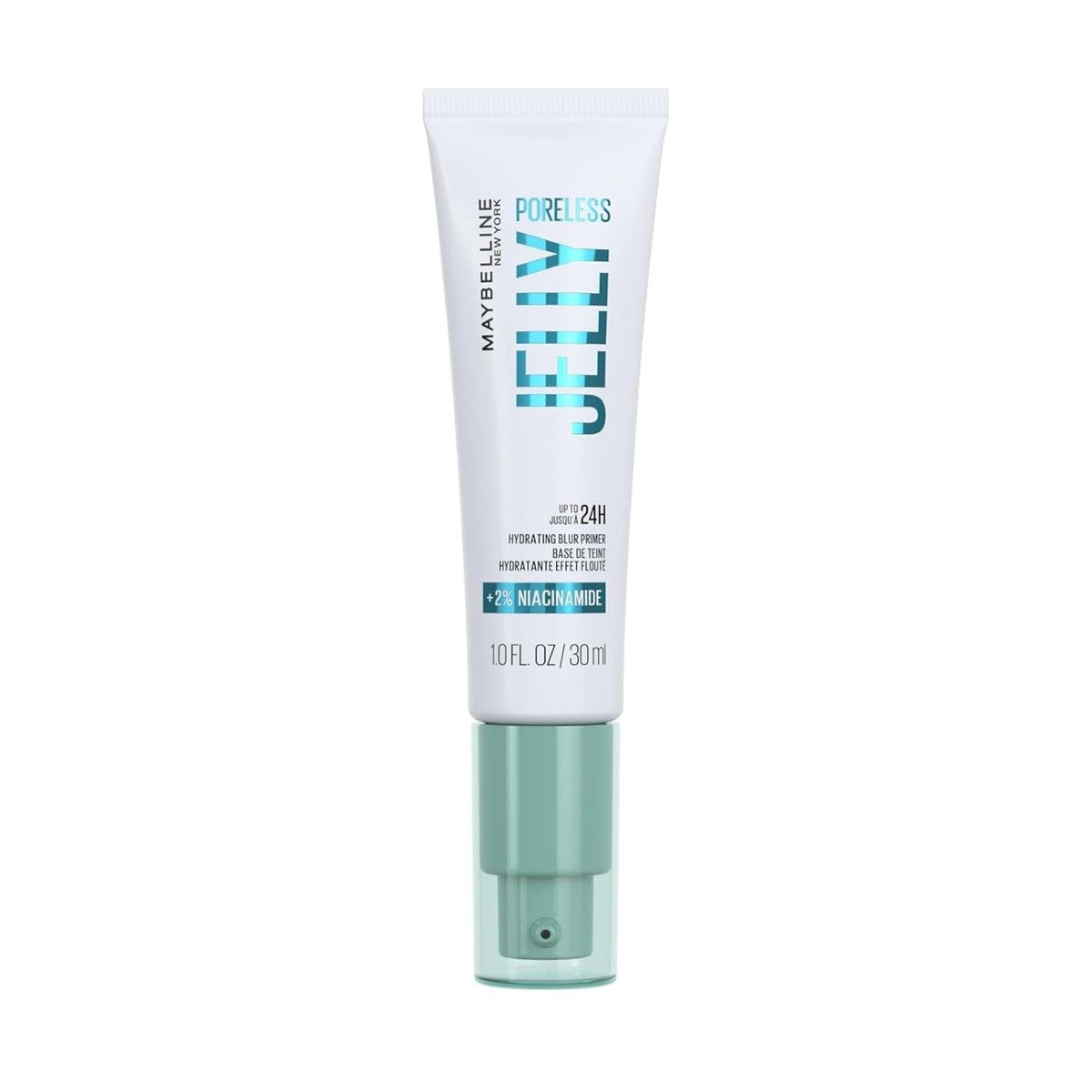 Maybelline New York Poreless Jelly Blurring Primer, poriënvrije huid met frisheid, met niacinamide voor een hydraterende huid, make-up houdt tot 24 uur, veganistische formule, 30 ml | Maybelline New York Poreless Jelly Base Teint – MAYBELLINE