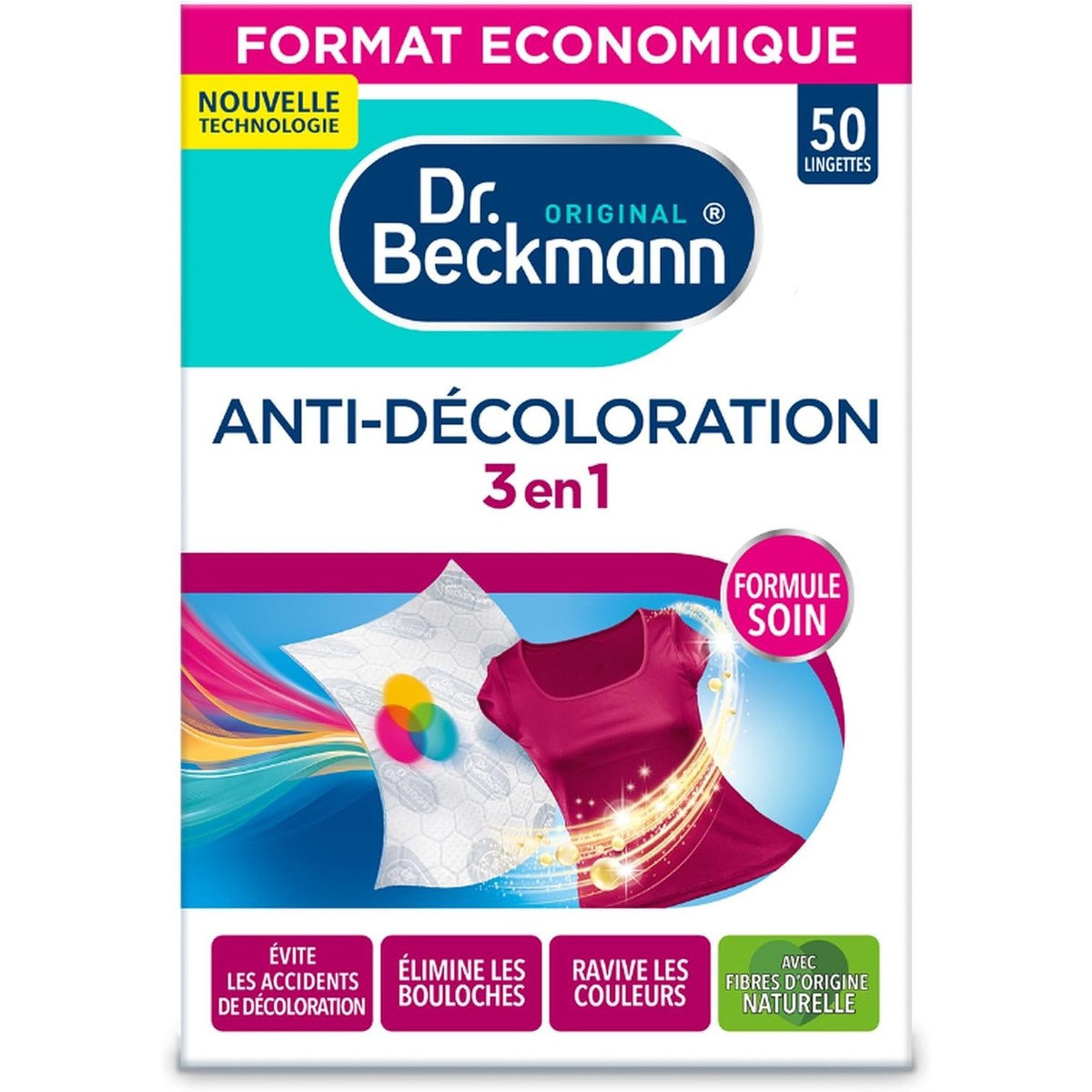 Dr. Beckmann Anti-fading 3-in-1 50 doeken parfumvrij – Dr. Beckmann