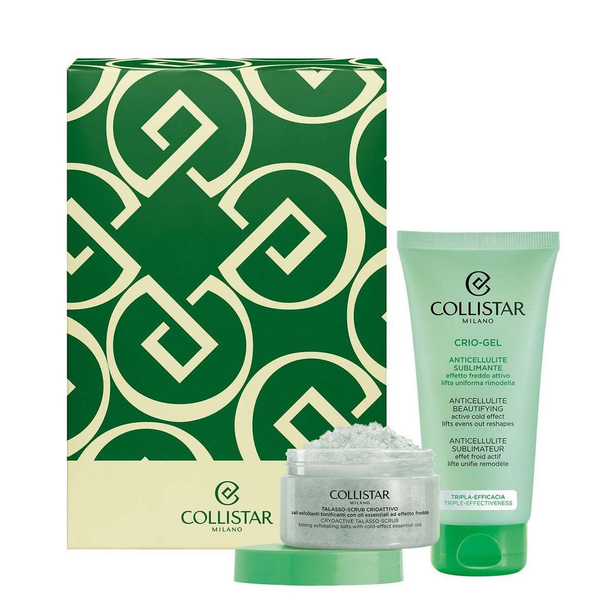 Collistar Crio-Gel Anti-Cellulitis 175 ml + Talasso-Scrub 150 g Cadeauset