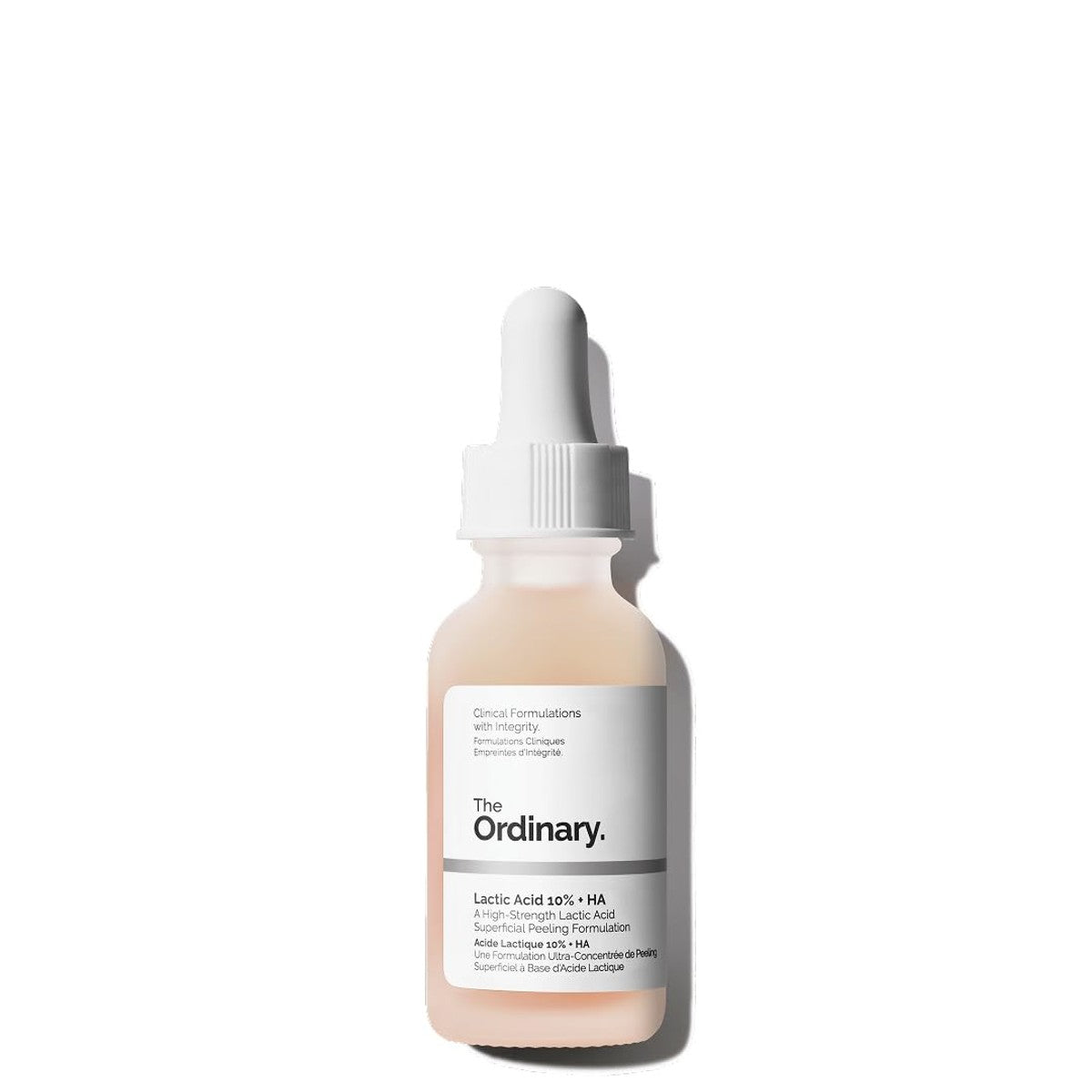 The Ordinary Lactic Acid 10% + HA 2%, zeer effectief peelingserum voor een gladdere, stralende huid, 30 ml