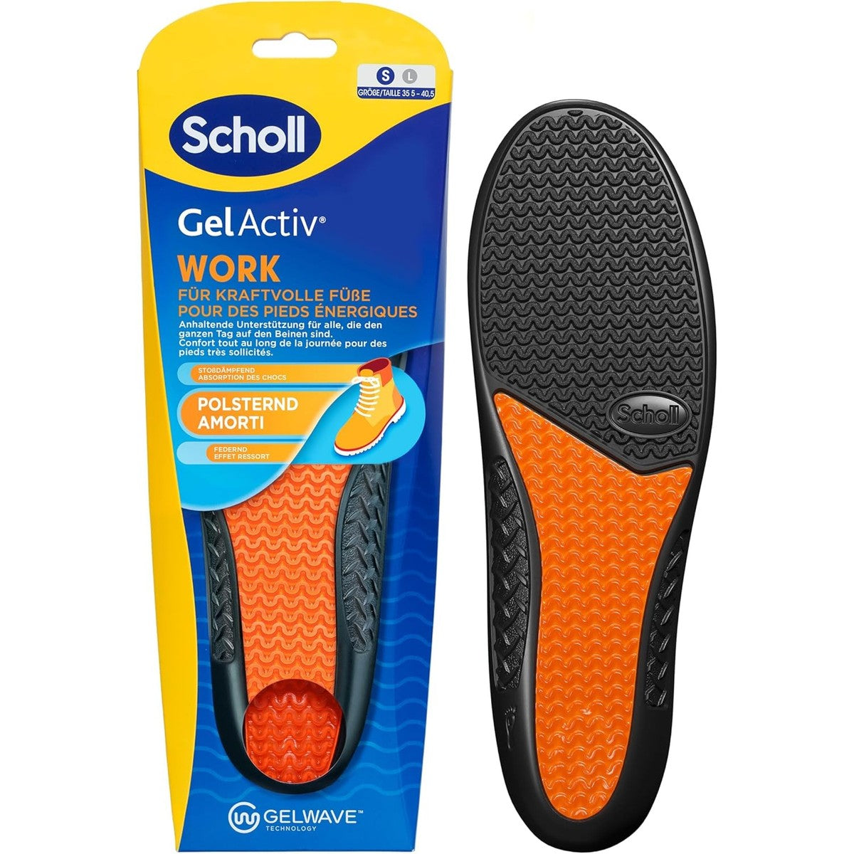 Dr. Scholl's GelActiv Work Inlegzolen 35,5-40,5 1 paar gelzolen – Dr. Scholl's