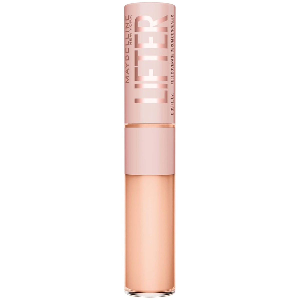 Maybelline New York Lifter Concealer, serum-afdekstift tegen donkere kringen met 2% peptiden en cafeïne, hoge dekking, hydrateert tot 24 uur, nr. 20, 10 ml – MAYBELLINE